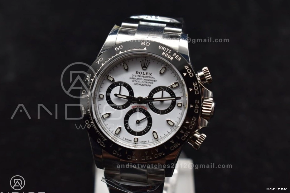 Daytona 904L and 732 BTF White SS Lightweight 1:1 SA Case Best Bracelet Dial 116500 Edition 0709